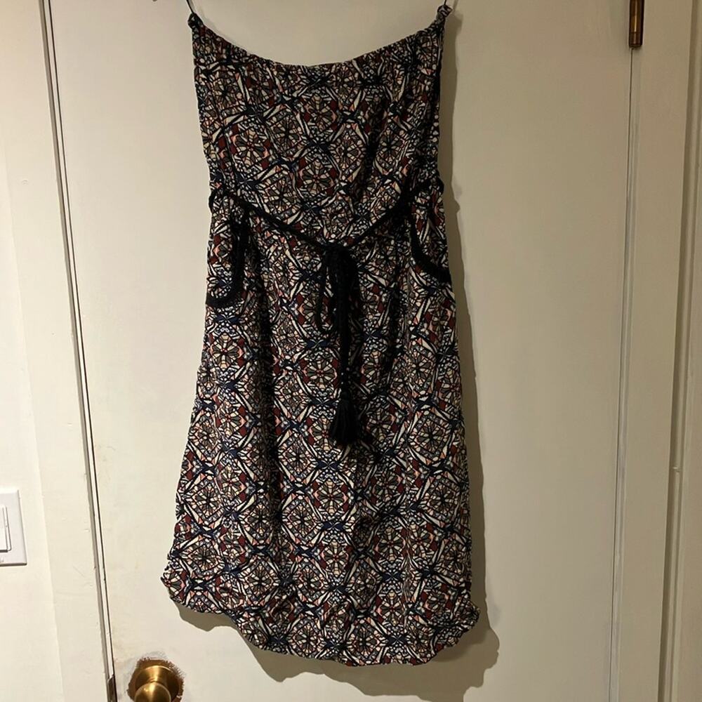 New Look Printed Bandeau Midi Dress Size US 10